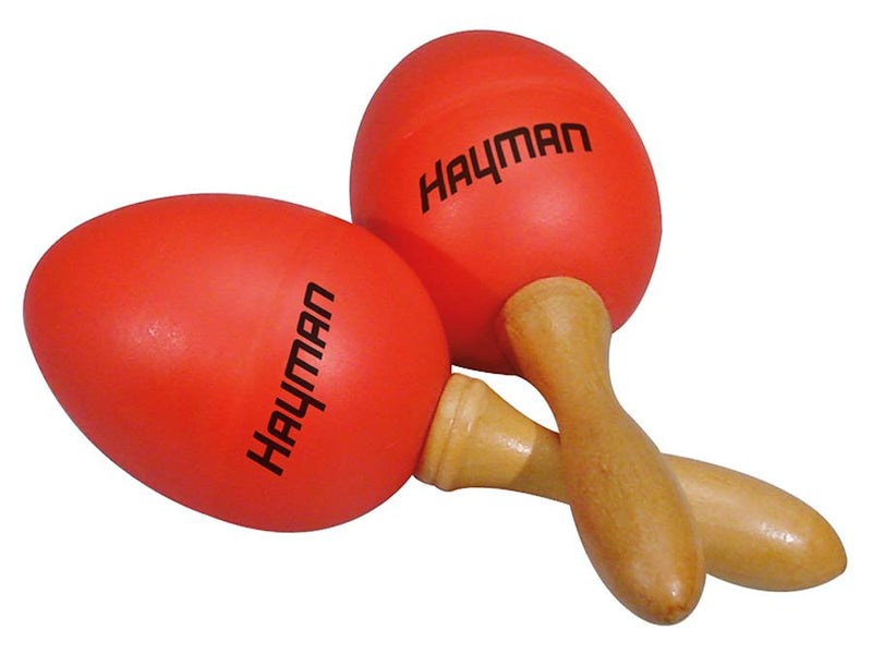 Hayman SE-2-RD schudeieren, plastic, rood, paar, met steel, 20 grams