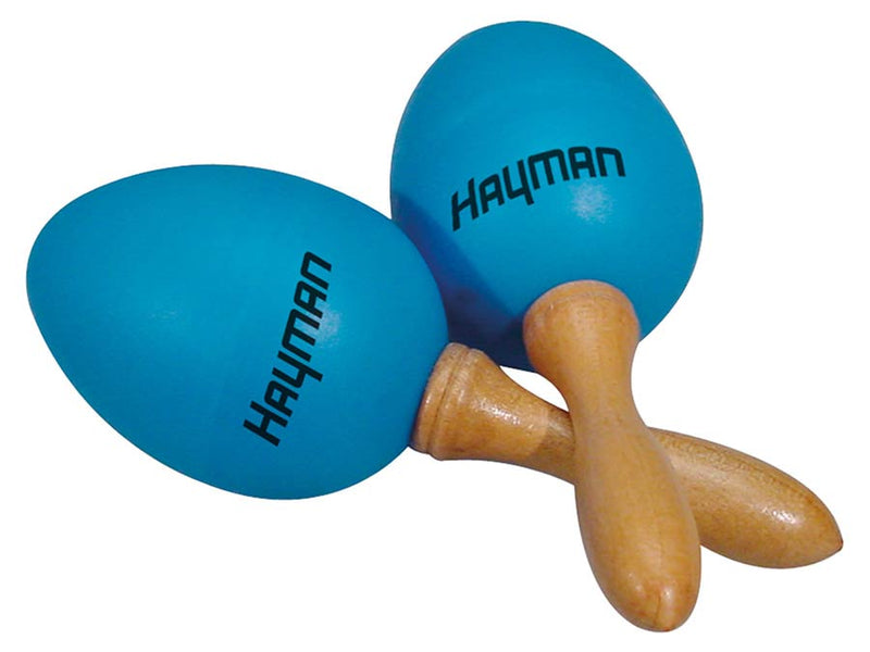 Hayman SE-2-BL schudeieren, plastic, blauw, paar, met steel, 50 grams