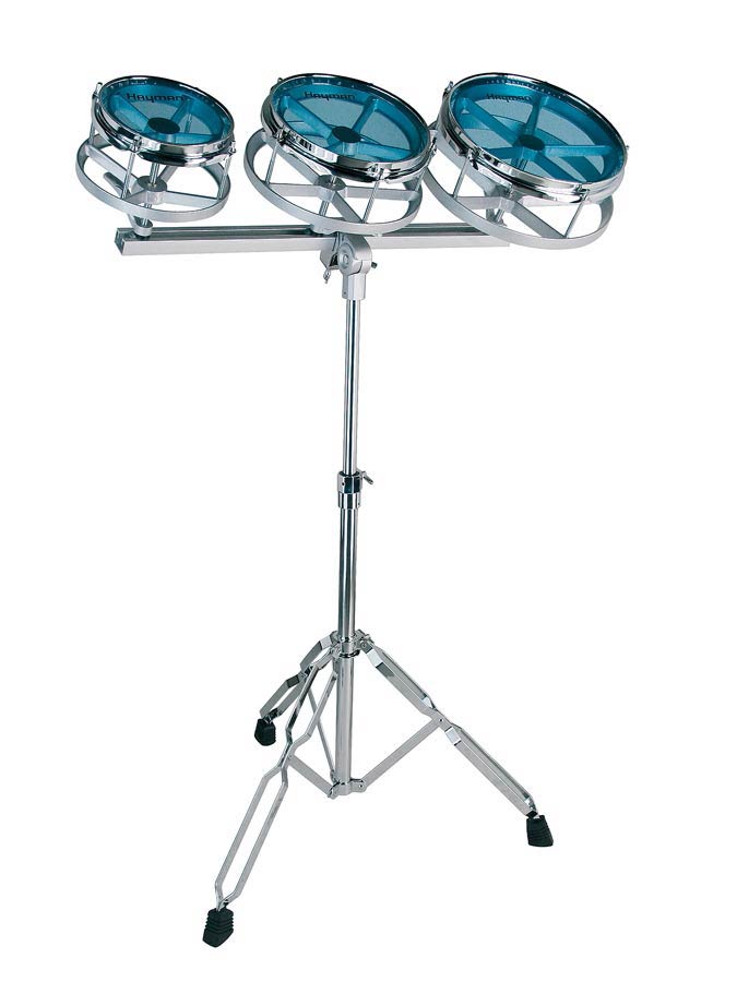 Hayman RTT-6810 rototoms, 6" + 8" + 10", met dubbelbenige standaard