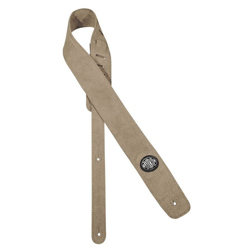 Gaucho GST-610-NT guitar strap, natural suede top, natural suede back