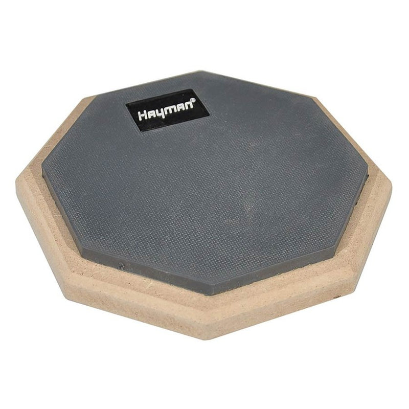 Hayman PP-60 oefenpad, achthoekig, zwart, 6 inch