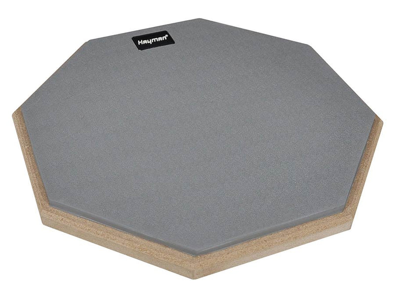 Hayman PP-120 oefenpad, achthoekig, zwart, 12 inch