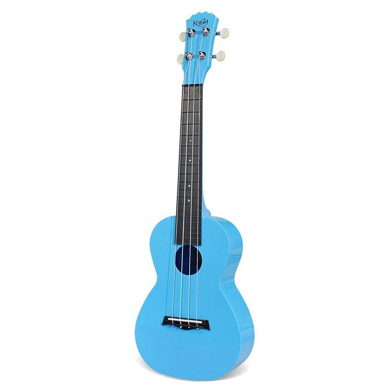 Korala PUC-20-LBU concert ukulele polycarbonate, back with acoustic chambers, light blue