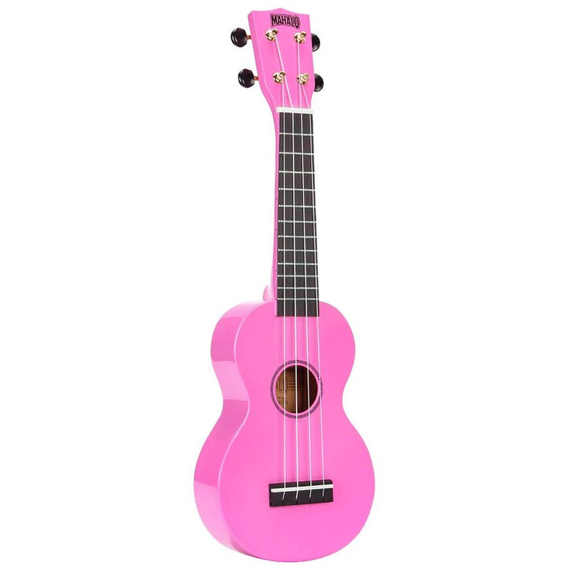 Mahalo MR1PK soprano ukulele, pink, with bag