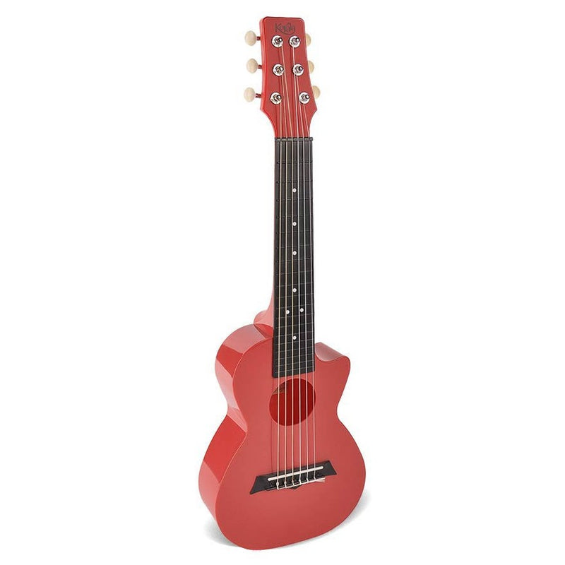 Korala PUG-40-RD guitarlele polycarbonate, back with acoustic chambers, light red