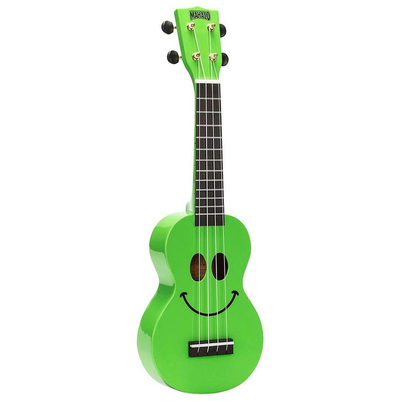 Mahalo U-SMILE GN soprano ukulele, green, with bag