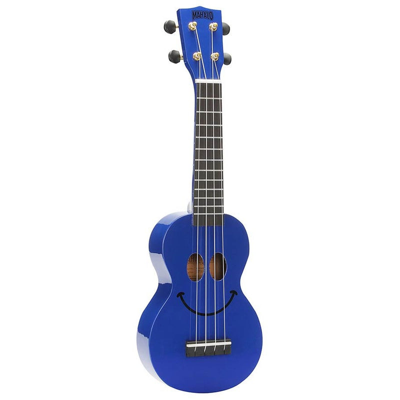 Mahalo U-SMILE BU soprano ukulele, blue, with bag