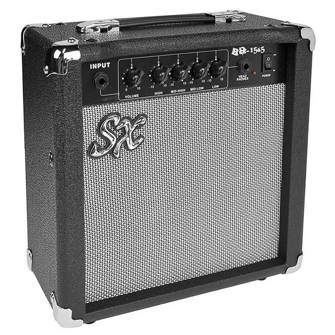 SX BA1565 bass guitar amp 15W 6,5"speaker