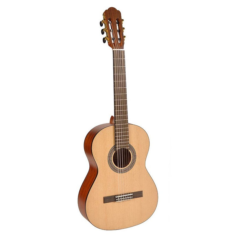 Salvador CS-234 klassieke gitaar. sparren top. sapele body. Savarez snaren. satin finish. 3/4 junior model. 580 mm
