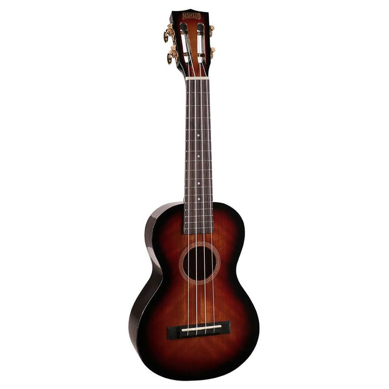 Mahalo MJ23TS concert ukulele, 3 tone sunburst, with bag