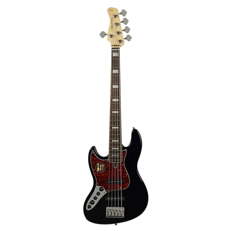 Sire V7+ A5L/BK lefty alder 5-string active bass guitar black