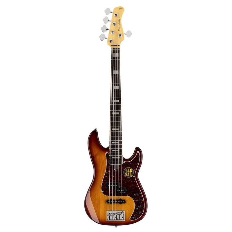 Sire P7+ A5/TS alder 5-string active bass guitar tobacco sunburst