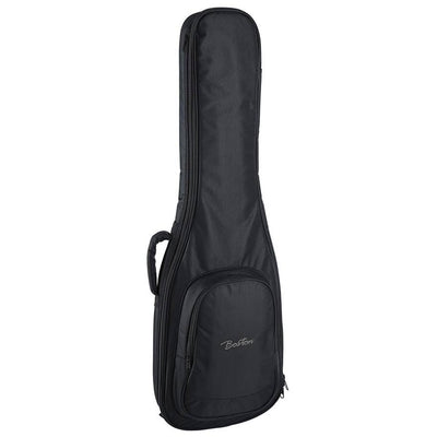 Boston E-15.2 gig bag for electric guitar. 15 mm. padding. cordura. 2 straps. multiple pockets. black