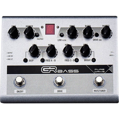GR Bass PureDRV preamp pedaal met overdrive