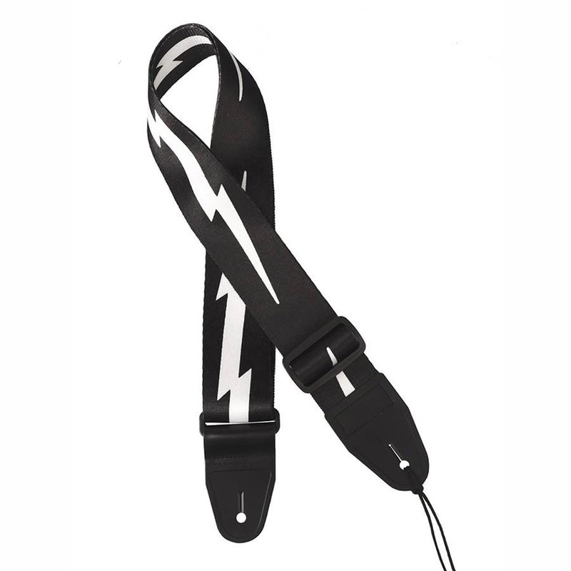 Gaucho GST-160-LB guitar strap 'lightning bolt'