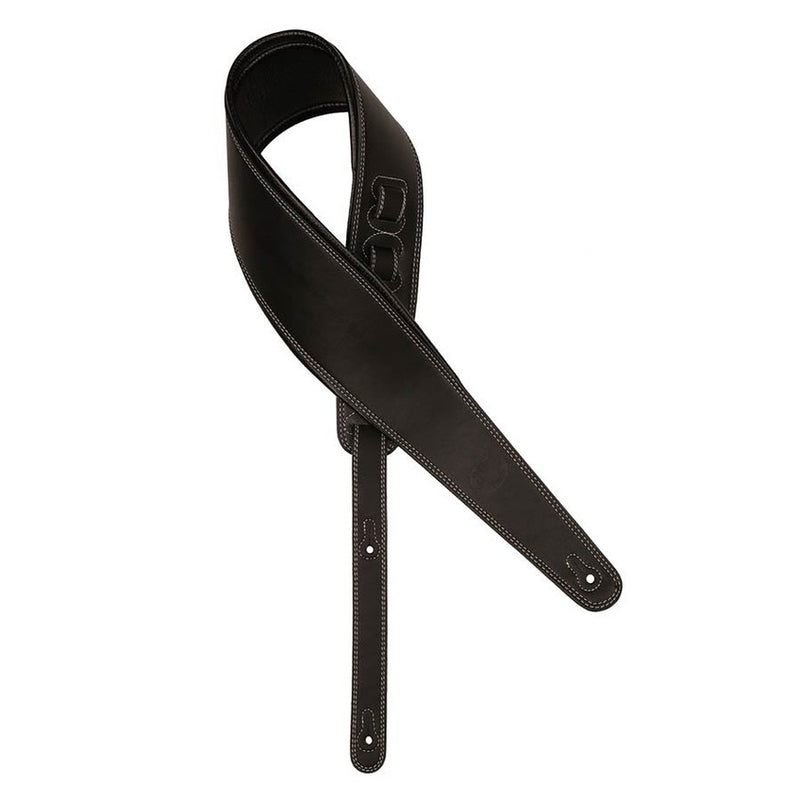 Gaucho GST-294-BK guitar strap, 4 inch wide, black