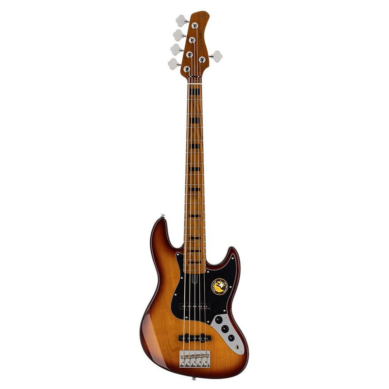 Sire V5 A5/TS alder 5-string passive bass guitar tobacco sunburst