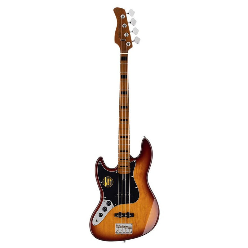 Sire V5 A4L/TS lefty alder 4-string passive bass guitar tobacco sunburst