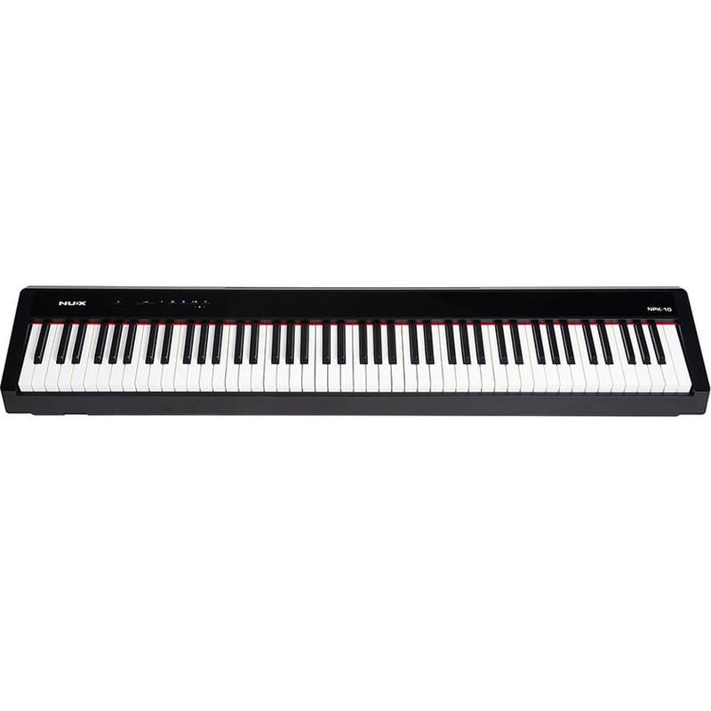 NUX NPK10/BK digital stage piano, 88 keys graded hammer action, 2 x 10 watt, black