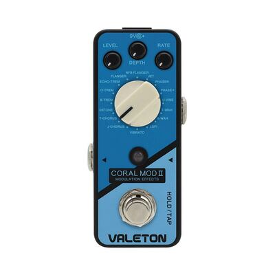 Valeton CRL-8 guitar effect pedal CORAL MOD II with 16 types of 24-bit digital modulation