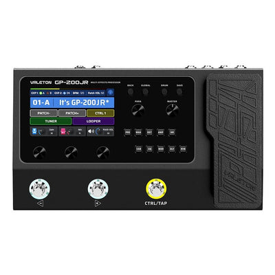 Valeton GP-200JR multi-effects processor with IR + amp/cab simulation + effects + looper + audio interface
