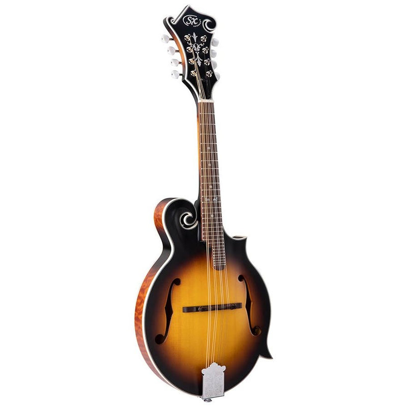 SX SMF740VS mandolin F-style, solid top, with bag, vintage sunburst