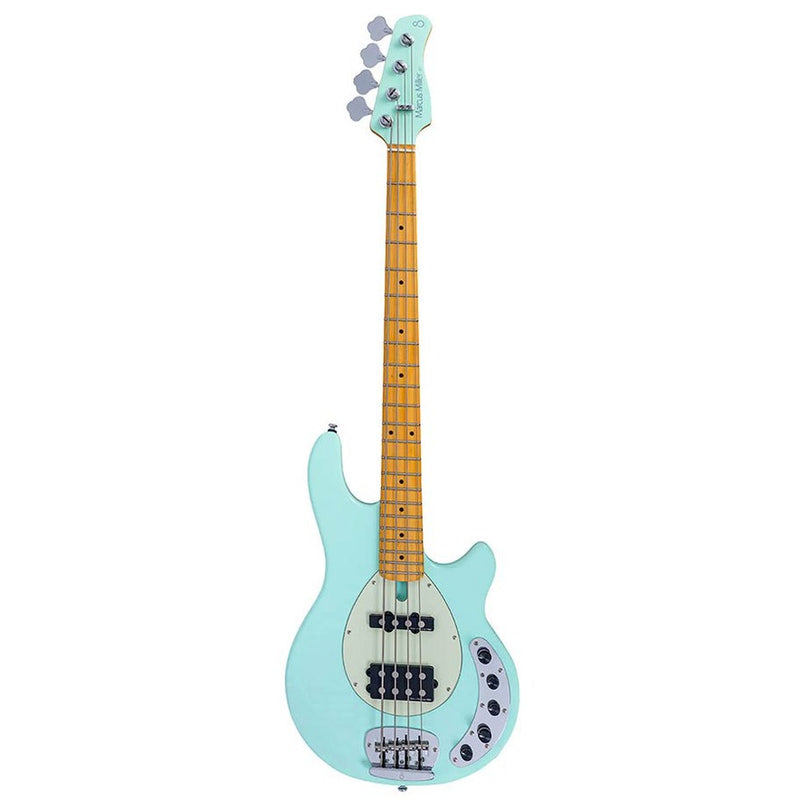 Sire Z7 4/MT alder 4-string active bass guitar, mint green