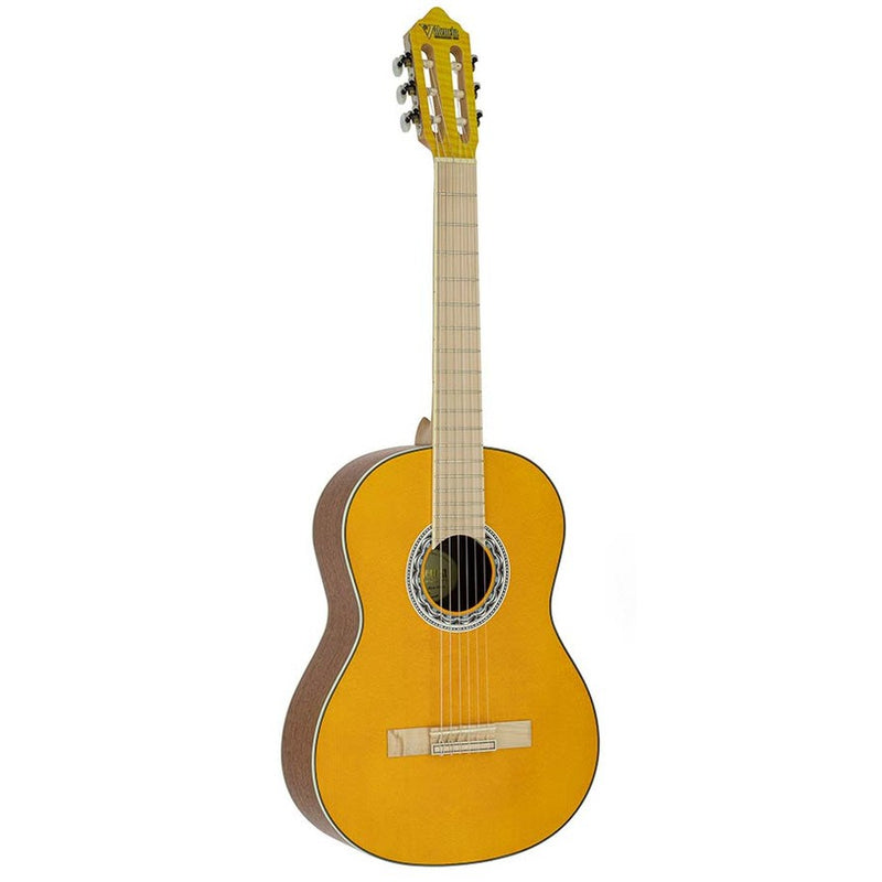 Valencia VC354YW Klassieke gitaar 4/4. sitka spar & mahonie. geel
