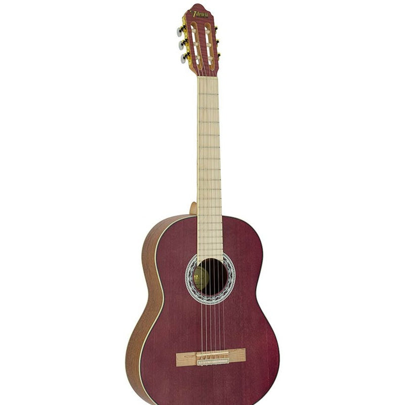 Valencia VC354HWR Klassieke gitaar 4/4. hybride hals. sitka spar & mahonie. wijn rood