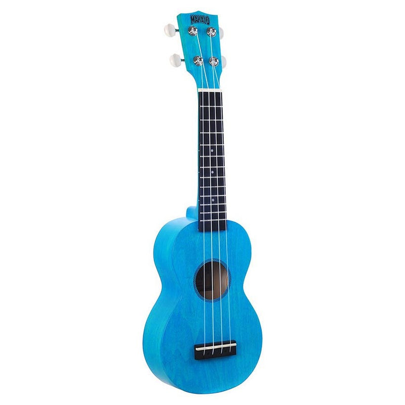 Mahalo ML1AB soprano ukulele, aqua blue, with bag