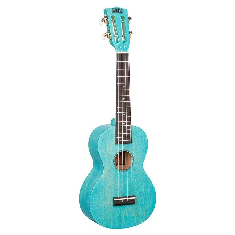 Mahalo ML2AB concert ukulele, aqua blue, with bag