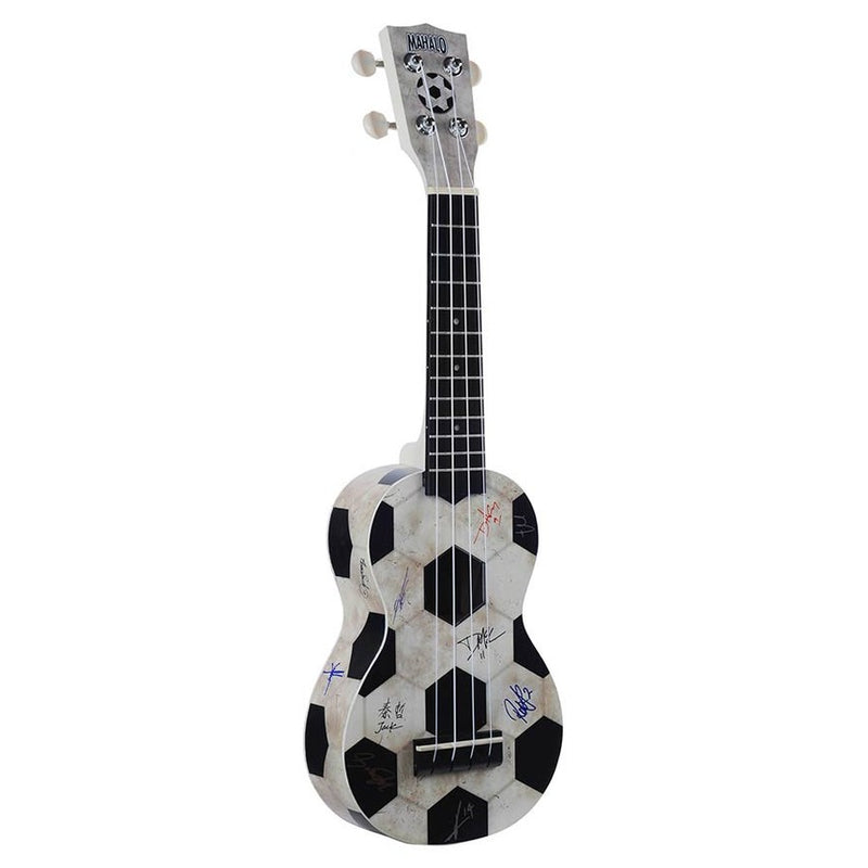 Mahalo MA1FB soprano ukulele football, with bag