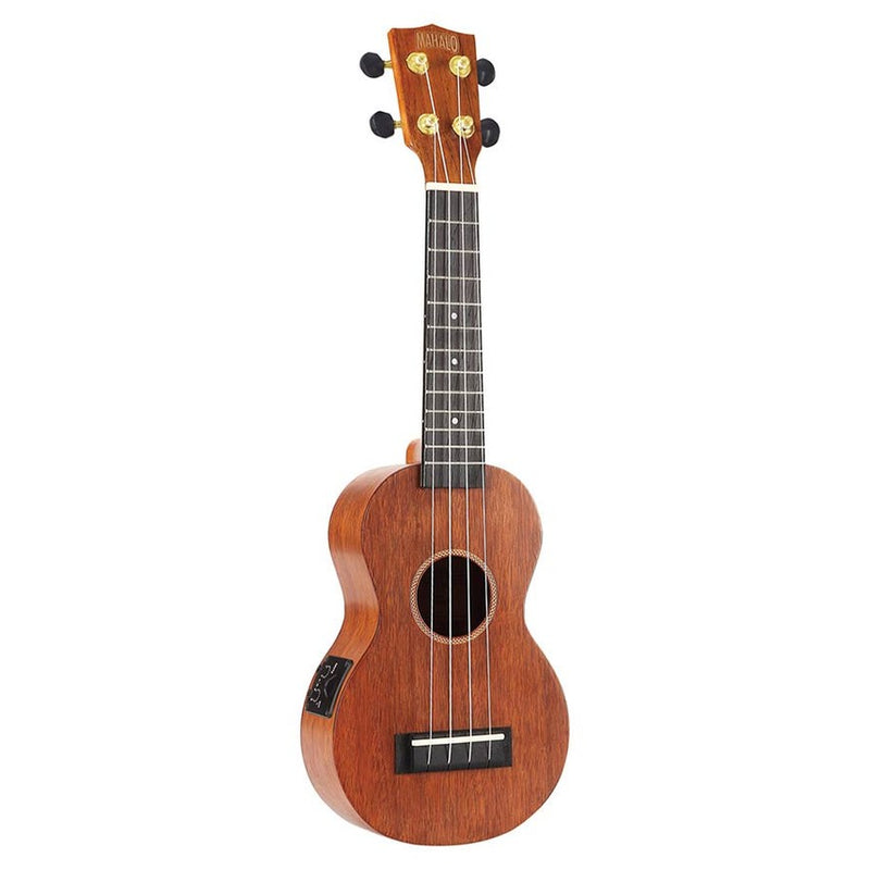Mahalo MJ1VTTBR soprano ukulele, 1V+1T (MVT2), transparent brown, with bag