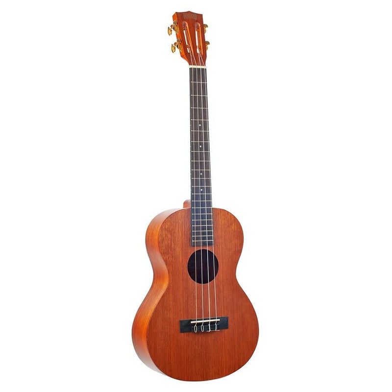 Mahalo MJ4TBR baritone ukulele, transparent brown, with padded bag & strap