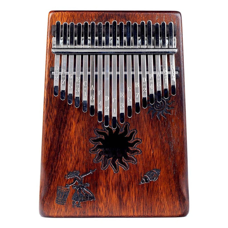Mahalo MKA17TR kalimba 17 keys TROPICAL, with tuning hammer and bag