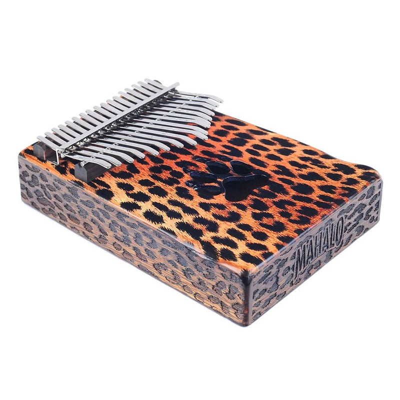Mahalo MKA17CH kalimba 17 keys CHEETAH, with tuning hammer and bag