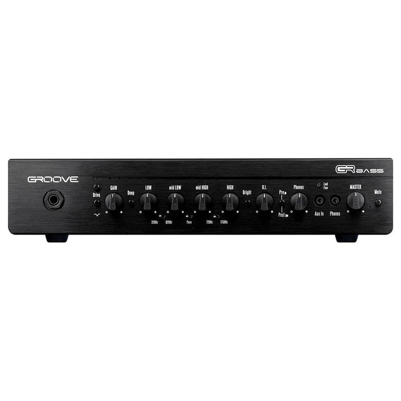 GR Bass GROOVE1200 class D bass amplifier 1200w, with tube preamp and DI, 3,7kg