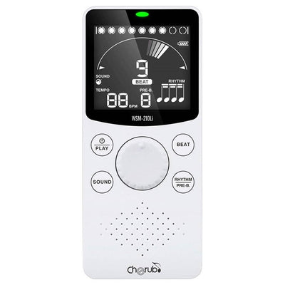 Cherub WSM-210Li oplaadbare metronoom met 10 voices and rhythms