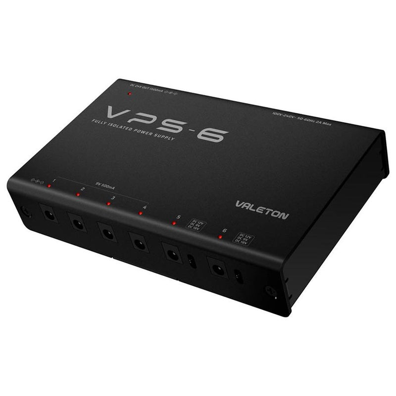 Valeton VPS-6 fully isolated power supply, 7 outputs 9V-12V-18V-24V