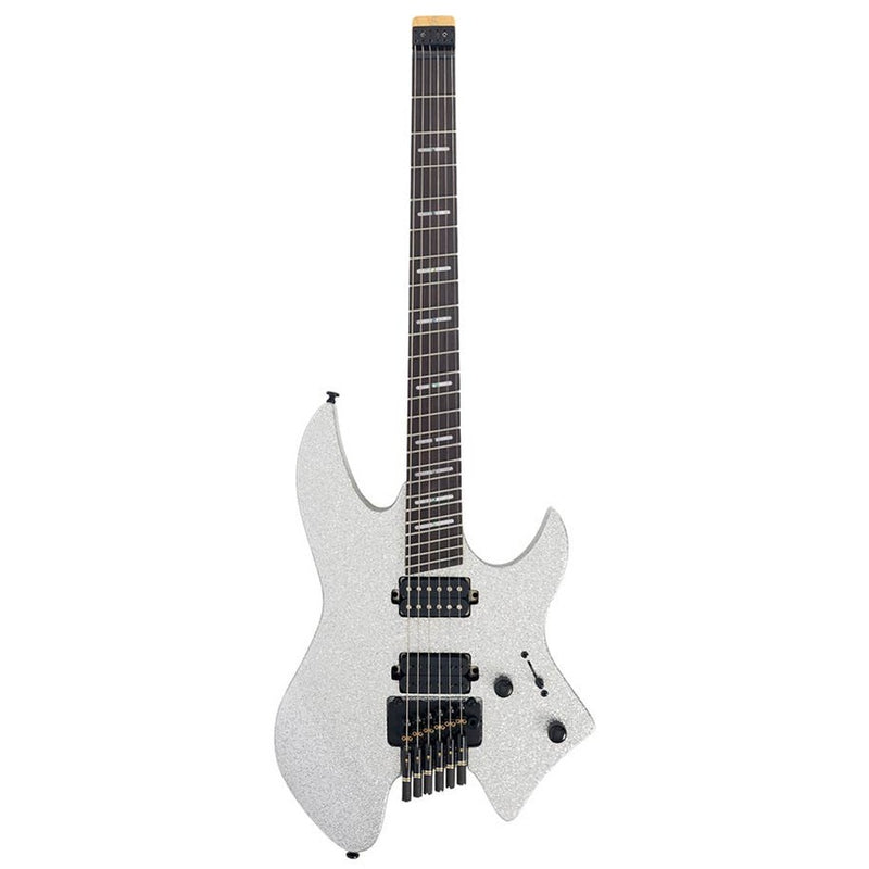 Sire X6H6/SSP mahogany + maple top electric guitar silver sparkle, with gigbag