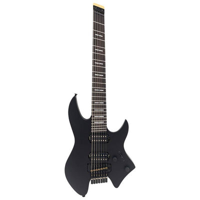 Sire X6H7/BKS mahogany + maple top 7-string electric guitar black satin, with gigbag