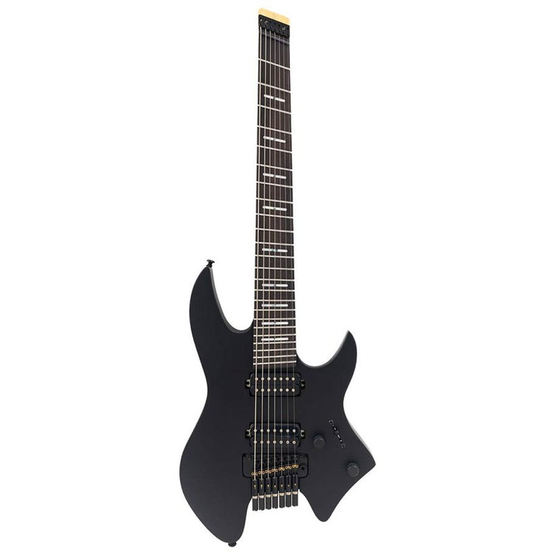 Sire X6H7/BKS mahogany + maple top 7-string electric guitar black satin, with gigbag