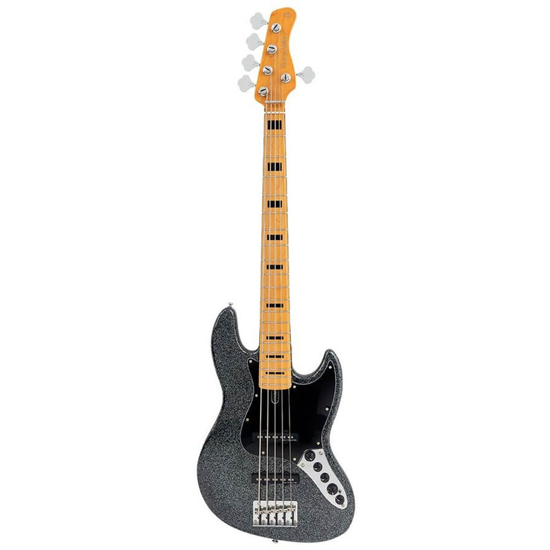 Sire V7+ A5/BKS alder 5-string active bass guitar black sparkle