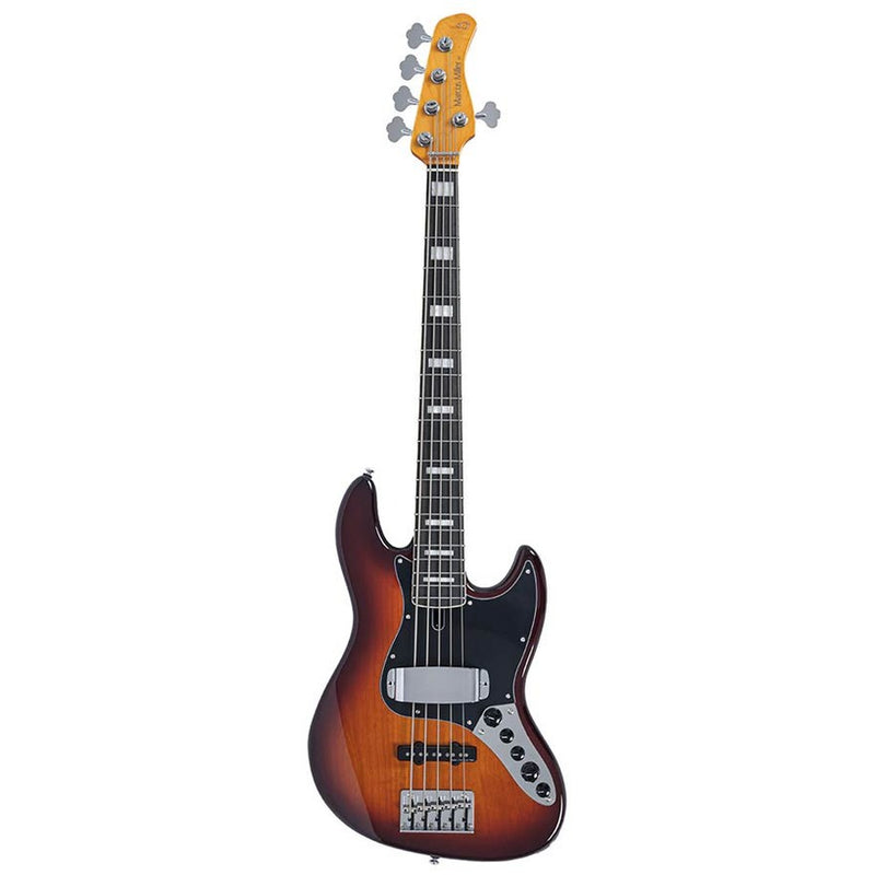 Sire V7N A5/TS alder 5-string active bass guitar tobacco sunburst
