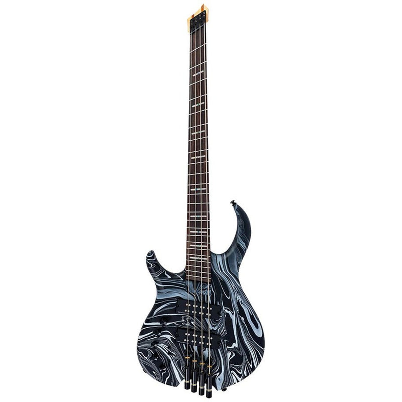 Sire M6H 4L/BKSW lefty mahogany 4-string active bass black swirl, with gigbag