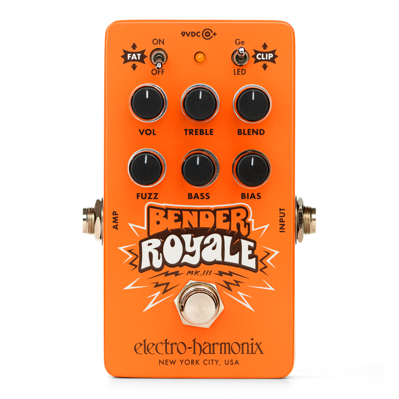 Electro Harmonix BENDER ROYALE ORANGE Classic germanium Mkiii 3-transistor fuzz