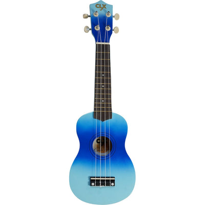 CLX Calista 21 DC-3 Ukulele Blue + Blue Dual Colour (Soprano)