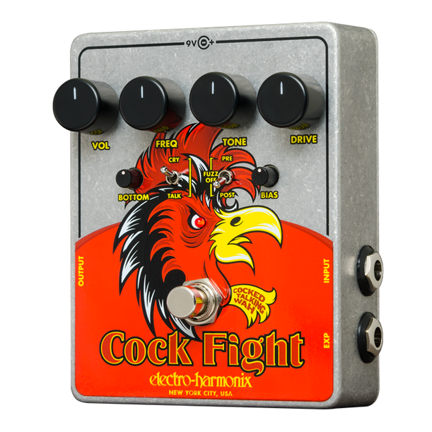 Electro Harmonix COCK FIGHT Wah / Talking pedal with expression input and Classic Fuzz
