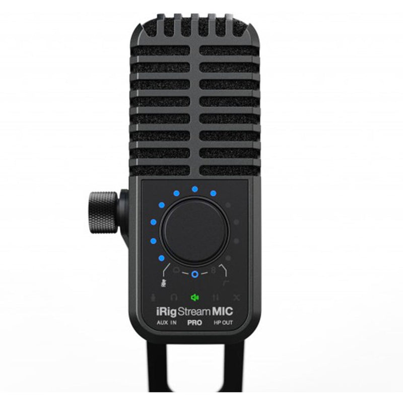 IK-Multimedia iRig Stream Mic Pro Compact multi-pattern microphone and stereo/4-channel audio interface