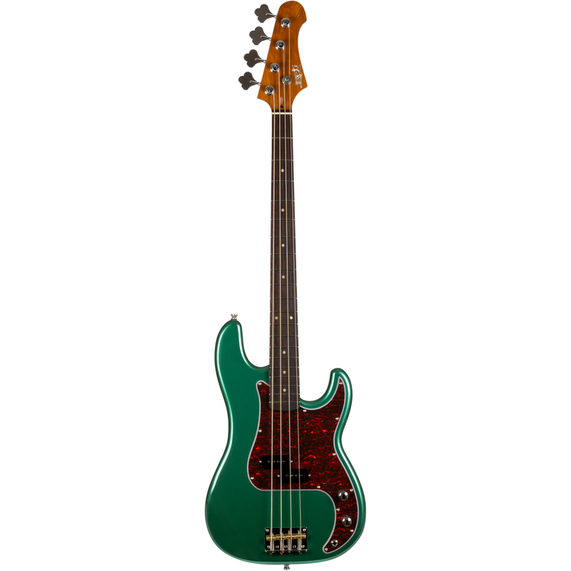 Jet Guitars JPB-300 SG R PB-stijl Bas Groen, Rosew. FB